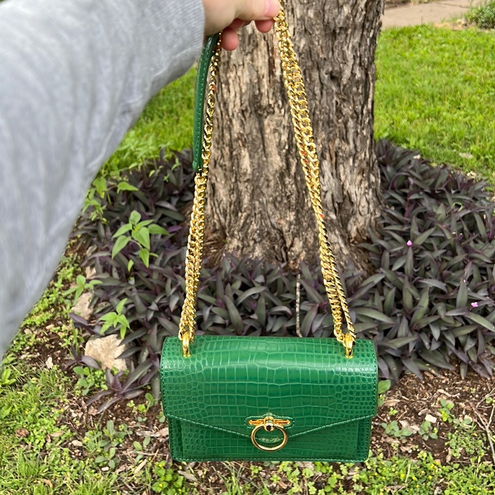 Green snake skin bag JW PEI